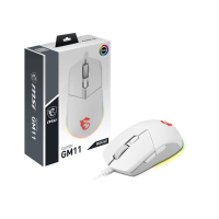 Mysz MSI Clutch GM11 wired symmetrical biala
