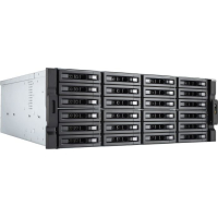 Serwer NAS QNAP TS-2483XU-RP-E2136-16G 4U 24-bay  DDR4 2666 8GBx2 1GBEx1 10gbE SFP+ x2 PCIe slot x5 800W redundant PSU