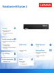 Komputer LENOVO ThinkCentre M75q G5 Ryzen 5 8500GE 16GB 512GB SSD WIFI BT W11P 1y Premier