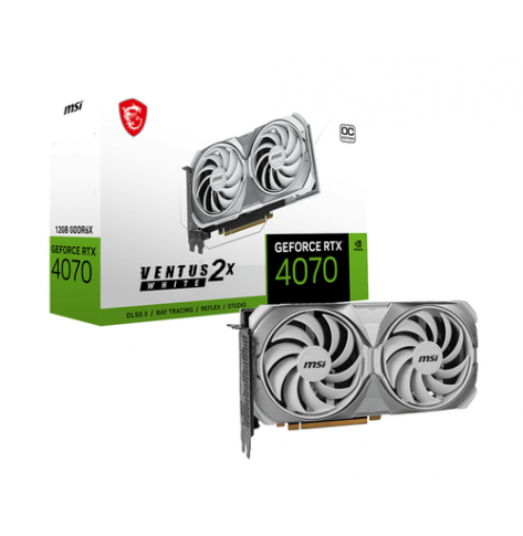 Karta graficzna MSI GeForce RTX 4070 VENTUS 2X WHITE 12GB OC