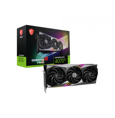 Karta graficzna MSI RTX 4070 Ti GAMING X TRIO 12G 3xDP 1xHDMI