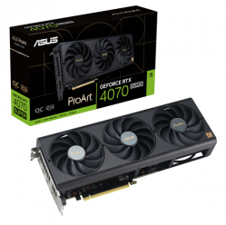 Karta graficzna ASUS ProArt RTX 4070 SUPER OC 12GB GDDR6X PCIe Expres 4.0 192-bits 1xHDMI 3xDP HDCP Supprt