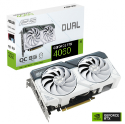 Karta graficzna ASUS DUAL GeForce RTX 4060 OC White Edition 8GB GDDR6