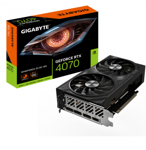 Karta graficzna GIGABYTE GeForce RTX 4070 WINDFORCE 2X OC 12GB