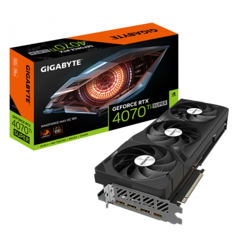 Karta graficzna GIGABYTE GeForce RTX 4070 Ti SUPER WINDFORCE MAX OC 16GB HDMI 3xDP