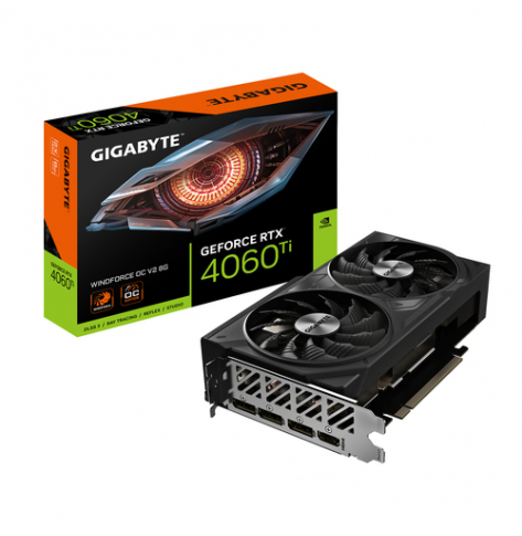 Karta graficzna GIGABYTE GeForce RTX 4060 Ti WINDFORCE OC V2 8G