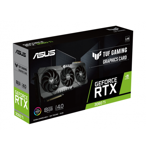 Karta graficzna ASUS TUF GeForce RTX 3060TI 8GB GDDR6X 2xHDMI 3xDP