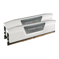 Pamięci CORSAIR VENGEANCE 48GB 2x24GB DDR5 6000MT/s DIMM CL30-36-36-76 1.40V Intel XMP Memory White