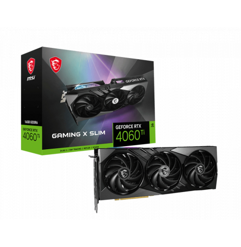 Karta graficzna MSI GeForce RTX 4060 Ti GAMING X SLIM 16GB