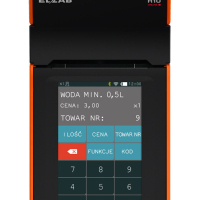 Kasa fiskalna ELZAB  ELZAB K10 ONLINE BT/ WiFi czarno-pomarańczowa