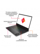Laptop HP OMEN 16-wd0004nw 161 FHD i7-13620H 16GB 512GB RTX4060 BK Win11 2Y Shadow Black