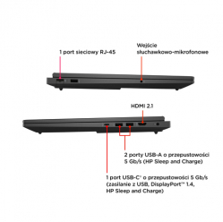 Laptop HP OMEN 16-wd0004nw 161 FHD i7-13620H 16GB 512GB RTX4060 BK Win11 2Y Shadow Black