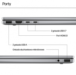 Laptop HP ENVY x360 14-fa0400nw 14 WUXGA Touch AG IPS Ryzen 5 8640HS 16GB 512GB 5MP W11Pro 2Y Glacier Silver