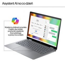 Laptop HP ENVY x360 14-fa0400nw 14 WUXGA Touch AG IPS Ryzen 5 8640HS 16GB 512GB 5MP W11Pro 2Y Glacier Silver