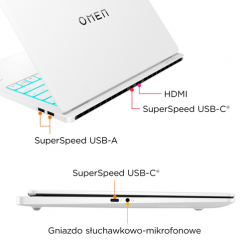 Laptop HP OMEN 14-fb0030nw 140 2.8K OLED Ultra 9 185H 32GB 1TB SSD RTX4070 Win11 2Y Ceramic White