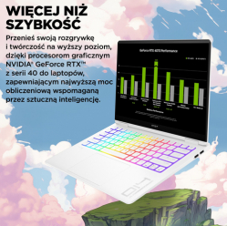 Laptop HP OMEN 14-fb0030nw 140 2.8K OLED Ultra 9 185H 32GB 1TB SSD RTX4070 Win11 2Y Ceramic White
