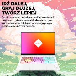 Laptop HP OMEN 14-fb0030nw 140 2.8K OLED Ultra 9 185H 32GB 1TB SSD RTX4070 Win11 2Y Ceramic White