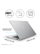 Laptop HP ZBook Firefly G10 14 WUXGA Touch i7-1355U 32GB 1TB SSD BT BK FPR Quadro A500 W11Pro Nouvelle Silver 2Y