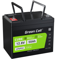 Akumulator Green Cell CUBE LiFePO4 50Ah 12V/12.8V 640Wh