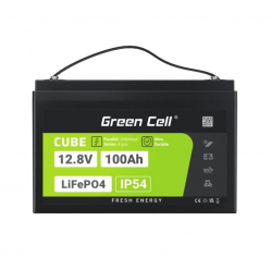 Akumulator Green Cell LiFePO4 100Ah 12V/12.8V 1280Wh