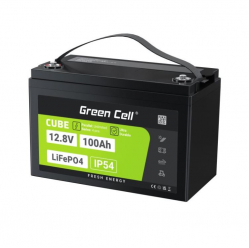 Akumulator Green Cell LiFePO4 100Ah 12V/12.8V 1280Wh