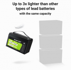 Akumulator Green Cell LiFePO4 100Ah 12V/12.8V 1280Wh
