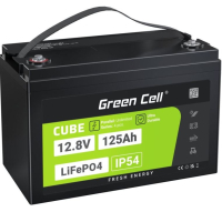 Akumulator Green Cell LiFePO4 125Ah 12V/12.8V 1600Wh