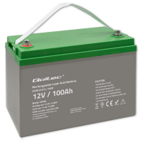 Akumulator Qoltec AGM | 12V | 100Ah | max.30A