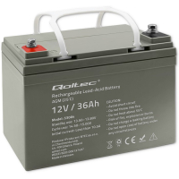 Akumulator Qoltec AGM | 12V | 36Ah | max. 540A