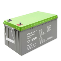 Akumulator Qoltec Deep Cycle | 12V | 200Ah