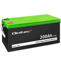 Akumulator Qoltec | 12V | 200Ah | GEL