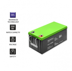 Akumulator Qoltec | 12V | 200Ah | GEL