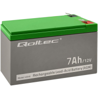 Akumulator Qoltec | 12V | 7Ah | max.72A | AGM