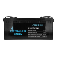 Akumulator Extralink LiFePO4 200AH 12.8V BMS EX.30479