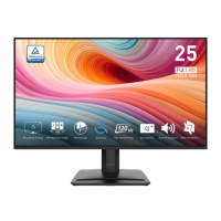 Monitor MSI PRO MP251 E2 24.5 LED FHD 120Hz Black