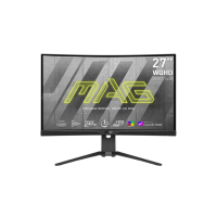 Monitor MSI MAG 275CQRXF 27 LED QHD Curved 240Hz czarny