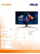 Monitor Asus ROG PG32UQXR 32 4K 1 IPS miniLED DP HDMI USB