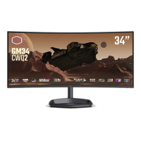 Monitor Cooler Master GM34-CWQ2 34 UWQHD HDMI DP USB-C USB-B