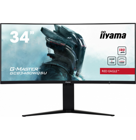 Monitor IIYAMA GCB3480WQSU-B1 34 VA UWQHD 0.4ms Curved HDMI DP USB VESA