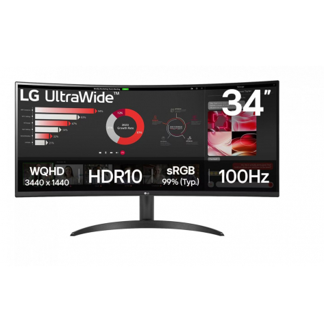 Monitor LG 34WR50QK-B 34 IPS