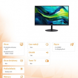 Monitor Acer SA322QUAbmiipx 32 IPS 1ms