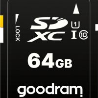 Karta pamięci GOODRAM 64GB class 10 UHS I Odczyt to 100MB-s
