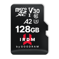 Karta pamięci GOODRAM IRDM 128GB UHS I U3 A2 Adapter