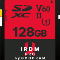 Karta pamięci GOODRAM IRDM 128GB UHS-II U3 V60 Odczyt to 265MB-s Zapis: to 120MB-s
