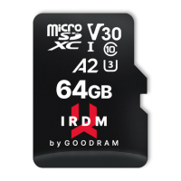 Karta pamięci GOODRAM IRDM 64GB UHS I U3 A2 Adapter