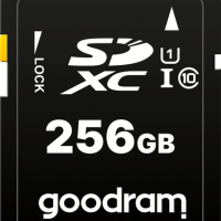 Karta pamięci GOODRAM 256GB class 10 UHS I Odczyt to 100MB-s