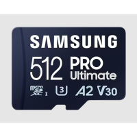 Karta pamięci SAMSUNG Pro Ultimate microSD 512GB UHS-I U3 FHD 4K UHD 200MB-s Odczyt 130 MB-s Zapis z czytnikiem