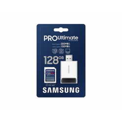 Karta pamięci SAMSUNG SD PRO Ultimate 128GB SD z czytnikiem
