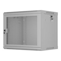 Szafa serwerowa Lanberg 19 cali 9U 600x450 drzwi perforowane szara flat pack