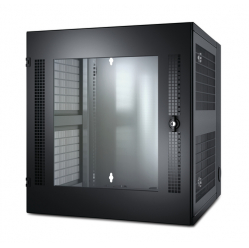 Szafa serwerowa APC AR100 APC wiszaca rack 19 13U NetShelter WX  przeszklone drzwi  - czarna